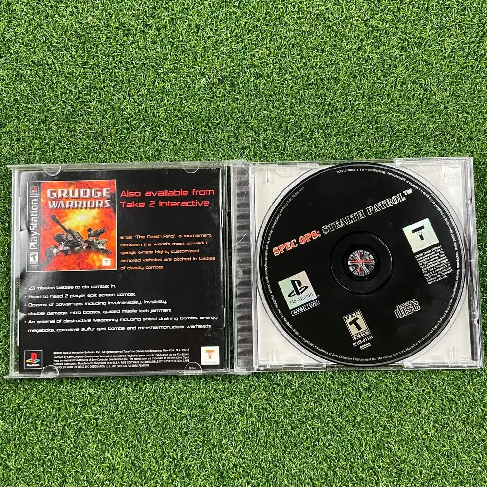Spec Ops: Stealth Patrol (Sony PlayStation 1, 2000) Jewel Case